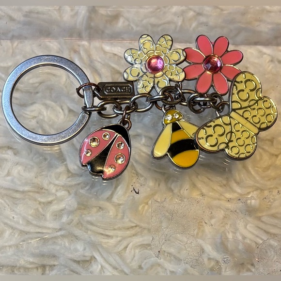 Vintage Y2K Coach Flora & Fauna Keychain - Picture 3 of 6